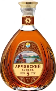 Коньяк Веди-Алко, 5 zvezd, 5 лет, 0.5 л