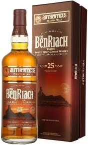 Виски Authenticus Peated, Benriach, 25 лет, 0.7 л (п/у)