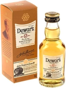 Виски Dewar's, 12 лет, 0.05 л (п/у)