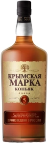 Коньяк Крымская марка, 5 zvezd, 5 лет, 0.7 л