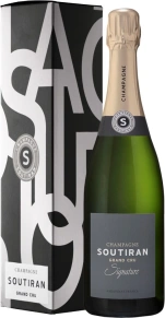 Шампанское Signature Grand Cru Brut, Soutiran, AOC, 0.75 л (п/у)