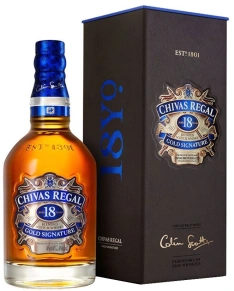 Виски Chivas Regal, 18 лет, 1 л (п/у)