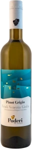 Вино Pinot Grigio, Poderi di Carlo, DOC, 2020, 0.75 л