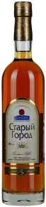 Коньяк Старый город, 5 лет, 0.7 л