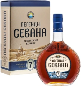 Коньяк Легенды Севана, 7 лет, 0.5 л (п/у)