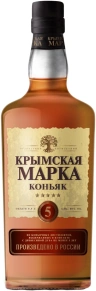 Коньяк Крымская марка, 5 zvezd, 5 лет, 0.5 л