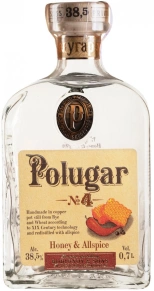 Водка №4 Honey & Allspice, Polugar, 0.7 л