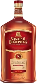 Коньяк Золотая Выдержка, 5 лет, 1 л