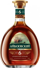 Коньяк Айвазовский, KV, 6 лет, 0.5 л (п/у)