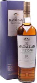 Виски Fine Oak, Macallan, 18 лет, 0.7 л (п/у)