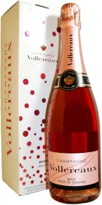 Шампанское Brut Rose de Saignee, Vollereaux, AOC, 0.75 л (п/у)