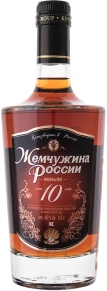Коньяк Жемчужина России, KS, 10 лет, 0.5 л