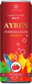 Игристое вино Ayren Pomegranate Sparkling, Sisavan, 0.25 л