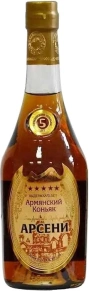 Коньяк Арсени, Арсени, 5 zvezd, 5 лет, 0.5 л