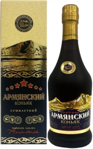 Коньяк Armenian Cognac, Agatat Gold, KV, 7 лет, 0.5 л (п/у)