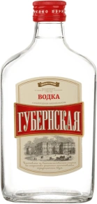 Водка фляжка, Губернская, 0.25 л