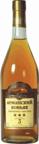Коньяк Армянский коньяк, 3 stars, 3 года, 0.5 л