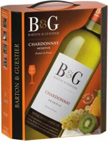 Вино Reserve Chardonnay, Barton & Guestier, IGP, 3 л