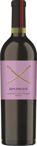 Вино Цимлянский Черный - Мерло, Цимлянское, 0.75 л