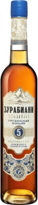 Коньяк Zurabiani, 5 лет, 0.5 л