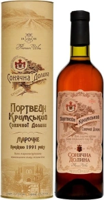 Вино Портвейн Крымский Солнечной Долины, 1991, 0.75 л