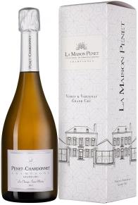 Шампанское Les Champs Saint-Martin Grand Cru, Penet-Chardonnet, AOC, 2011, 0.75 л (п/у)