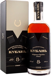 Коньяк Кубань, KVVK, 8 лет, 0.5 л (п/у)