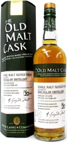 Виски Macallan, Old Malt Cask, 20 лет, 0.7 л (п/у)