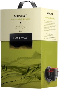 Вино Muscat Demidulce, Bostavan, 2 л