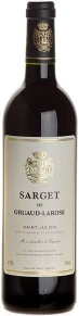 Вино Sarget du Gruaud-Larose, AOC Saint-Julien, 2002, 0.75 л