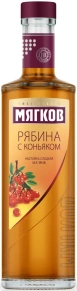 Ликер Рябина с коньяком, Мягков, 5 лет, 0.5 л