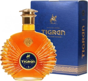 Коньяк Тигран, 3 zvezdy, 3 года, 0.5 л (п/у)