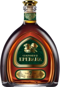Коньяк Сокровище Еревана, KV, 7 лет, 0.5 л