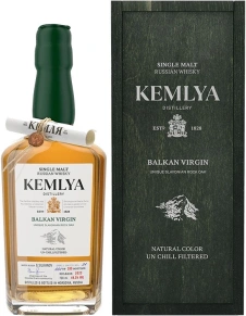 Виски Balkan Virgin, Kemlya, 4 года, 0.7 л (п/у)