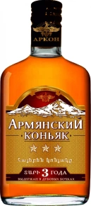 Коньяк Arcon, 3 zvezdy, 3 года, 0.25 л