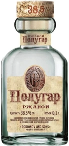 Водка Rye, Polugar, 0.1 л