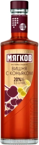 Ликер Вишня с Коньяком, Мягков, 0.5 л
